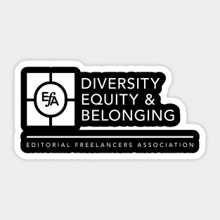 EFA DEB Chapter Logo White Sticker